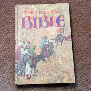 Vintage Golden Press Children's Bible 1965 Illustrated Hardcover Book